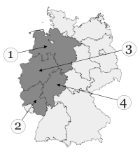 Abbildung zu Frage 8: Bild 1 bis 4
