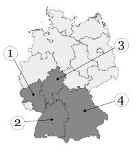 Abbildung zu Frage 8: Bild 1 bis 4