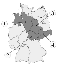 Abbildung zu Frage 8: Bild 1 bis 4